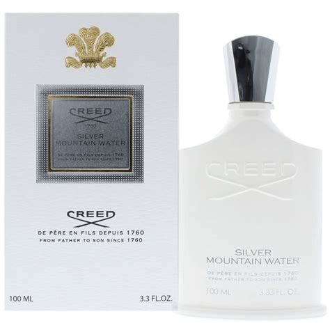 creed aftershave silver mountain water.